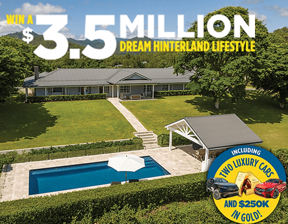 RSL Draw 416 ($3.5M prize home) Gold Coast Hinterland