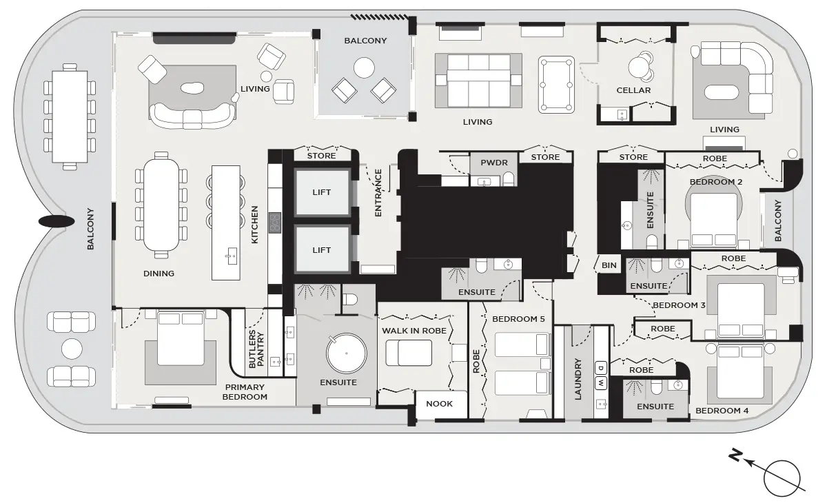 RSL draw 433 floorplan