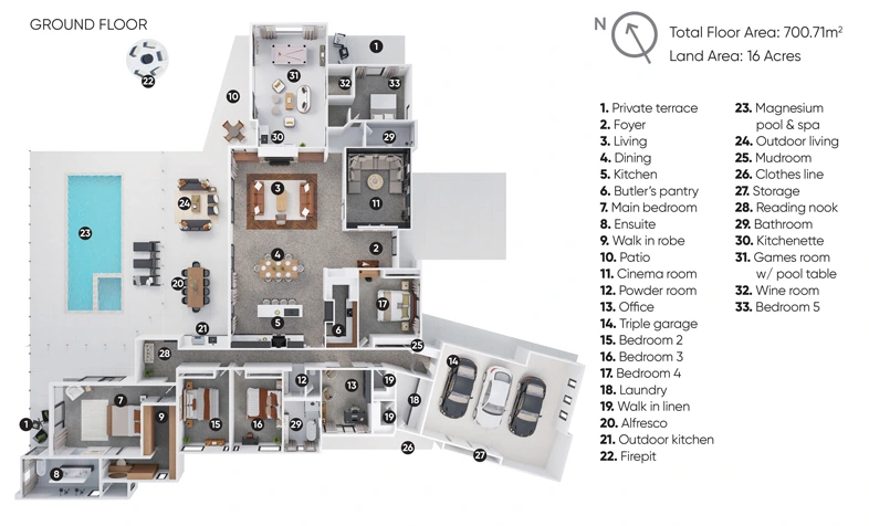 mater draw 326 floorplan 1 Mater Prize Home, Mater 326, Mater Draw 326