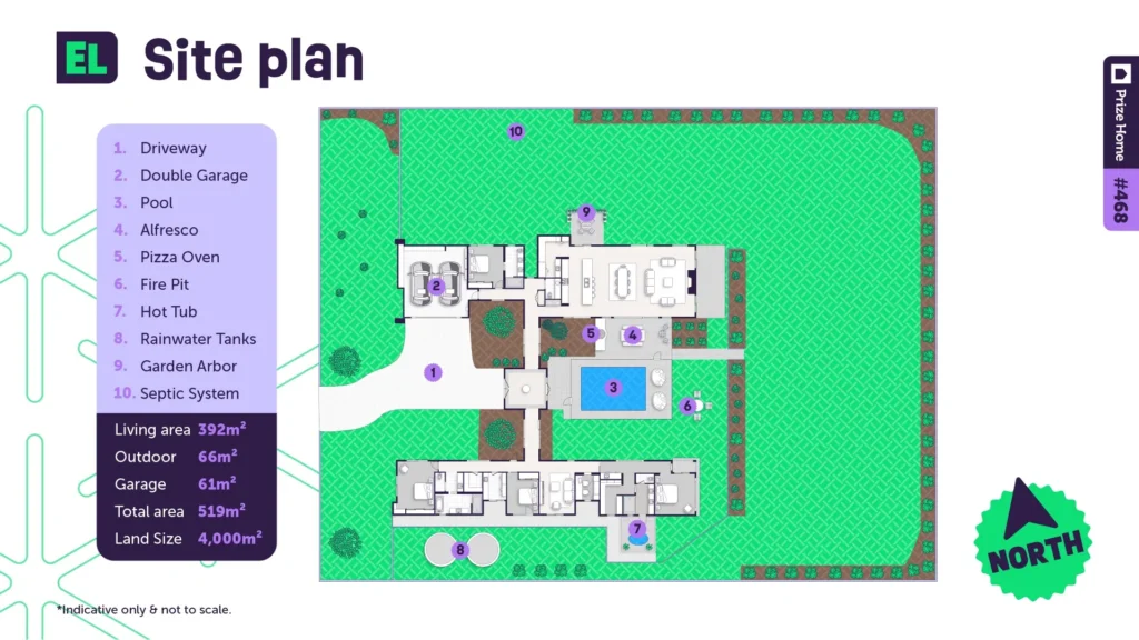 Endeavour 468-Floor Plan-Site