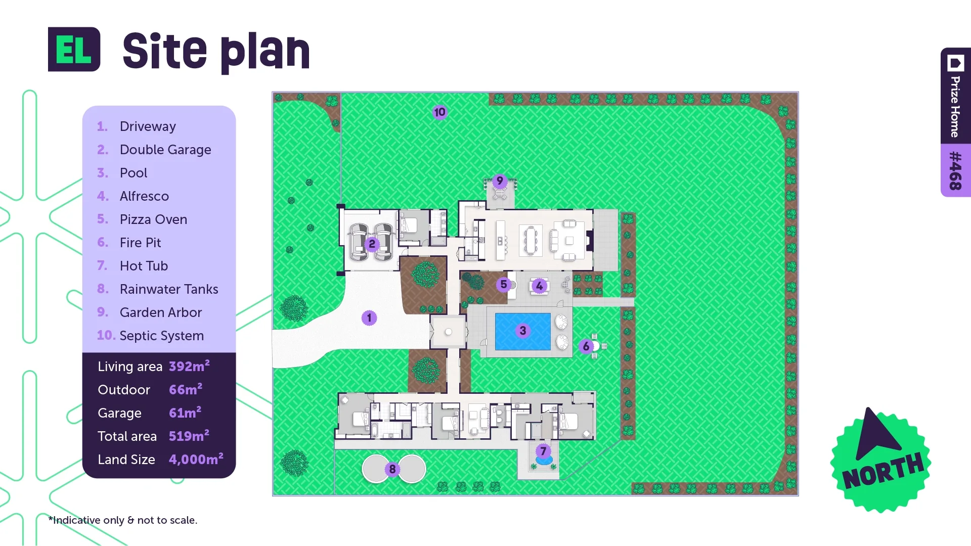 Endeavour 468-Floor Plan-Site