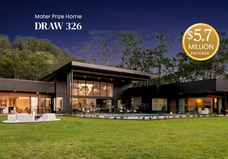 mater prize home, mater draw 326, mater tamborine mountain