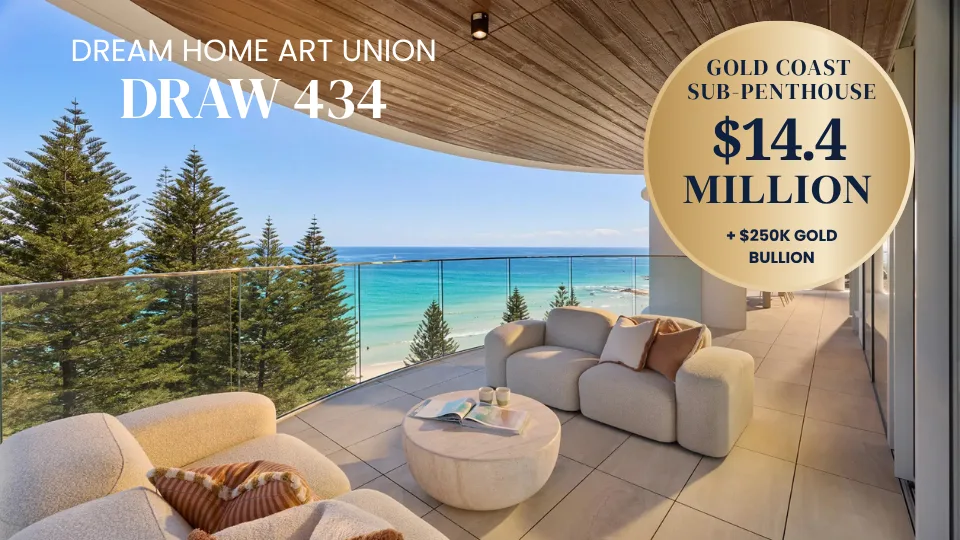 RSL 433 MOBILE web dream home art union, RSL DRAW 433