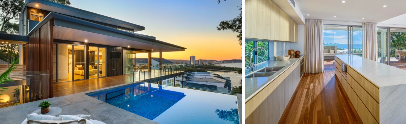 Ocean views from Dream Home Art Union Draw 434 Currumbin prize home